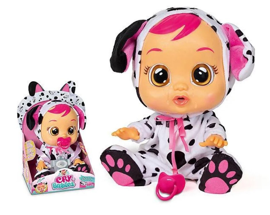 Інтерактивна лялька-пупс плаче немовля | Плакса Дотті Cry Babies Dotty | Лялька для дівчаток