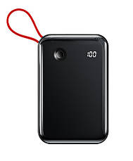 УМБ Power Bank (зовнішній акумулятор) для телефону Baseus Mini S 10000 мАг Чорний (PPXF-B01), фото 3