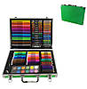 Набір для малювання в валізці MK 2454, 34.5x25x6 см, зелений, фото 3