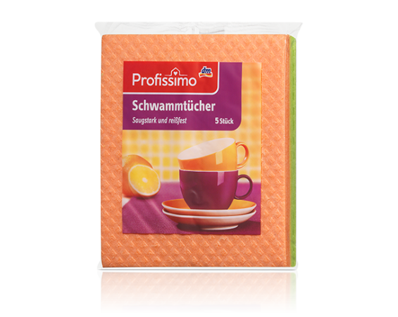 DM profissimo Schwammtücher — всмоктувальна ганчірка для кухні