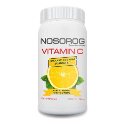 Витамин Ц Nosorog Vitamin C-500, 100 таблеток, фото 1