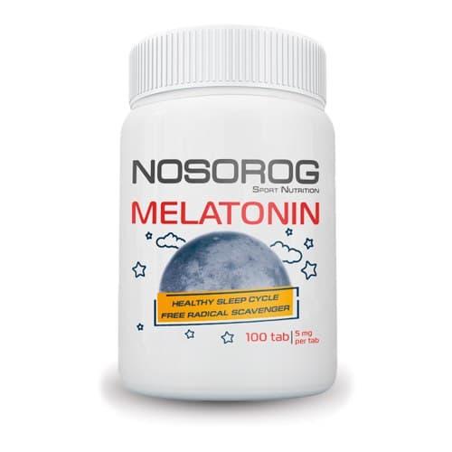 Мелатонін Nosorog Melatonin, 100 таблеток, фото 1