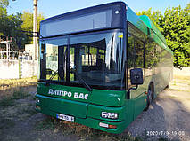 Производство и замена лобового стекла триплекс на автобусе MAN A21 NL313 CNG в Никополе (Украина). 2