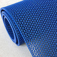 Зиґзаґ 8 мм товщина, Протиковзне покриття-доріжка, колір синій (ТІЛЬКО 114см)