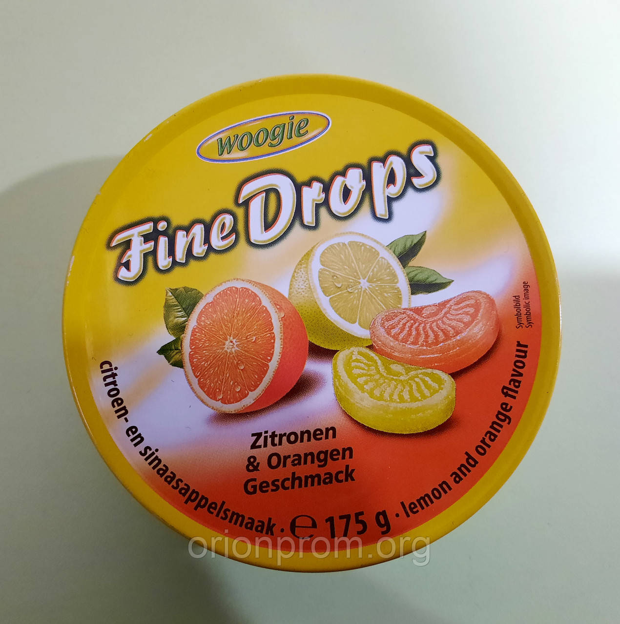 Льодяники Fine Drops лимон-апельсин 175 г