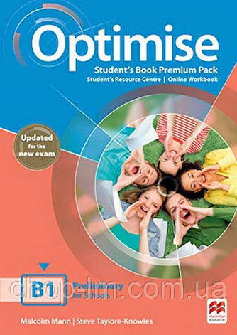 Optimise B1 student's Book Premium Pack (Updated for the New Exam) / Підручник з онлайн-робочої зошитом, фото 1