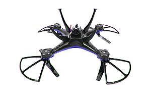 Квадрокоптер літаючий дрон Drone 1 million Wifi Pro DM 93 з камерою Синій 184249, фото 2