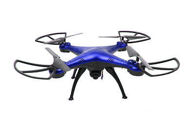 Квадрокоптер літальний дрон Drone 1 million Wifi Pro DM 93 з камерою Синій 184249