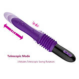 Міні секс машина TELESCOPIC VIBRATOR, фото 6