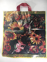 Пакет полиэтиленовый цветной с петлевой ручкой "Осенний"(40х43) Леони, 50 шт\уп