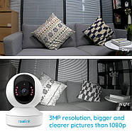Wi-Fi відеокамера Reolink E1 (3MP, IP, поворотна), фото 4