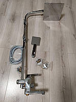 Душова система (душова панель глянець) зі змішувачем Potato P3506