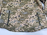 Тактична куртка з капюшоном софтшел Pixel розмір M (5001hx-m), фото 4