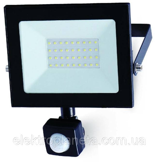 Прожектора светодиодные LED с датчиком движения мощностью 20 Вт IP65 - фото 1 - id-p31179716