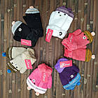 Рукавички дитячі вовняні подвійні з хутром відворот Корона 5831 S асорті 13см ПДЗ-170092, фото 9