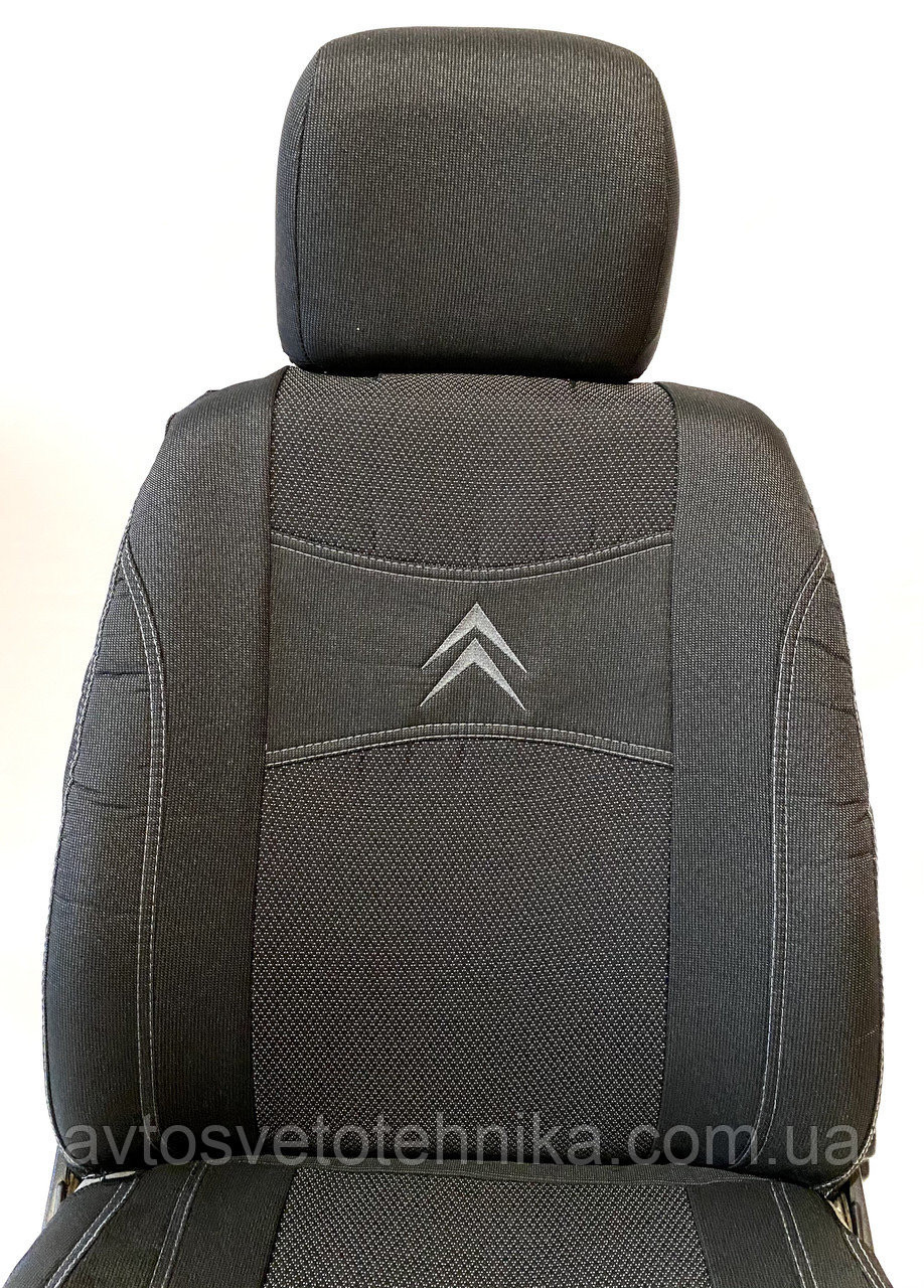 Автомобільні чохли Сітроен Берлінго 2016 - столики Авточохли на сидіння Citroen Berlingo 2016 - Nika, фото 1