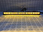 Світлова панель стробоскоп LED 315-5. 12-24 В. жовтогаряча