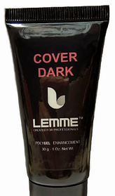 Полігель (акригель) Lemme Cover Dark — камуфляж темно-рожевий, 30 мл