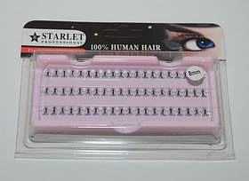 Вії пучками для нарощування (чорні; довжина 8 mm; 60 пучків) Starlet Professional