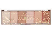 Beach Bunny палетка хайлайтеров и бронзеров Ruby Rose Highlighter and Bronzer Palette НВ-7514