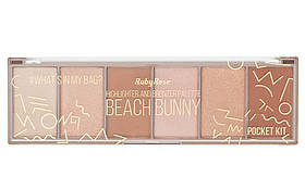 Beach Bunny палетка хайлайтерів і бронзерів Ruby Rose Highlighter and Bronzer Palette НВ-7514