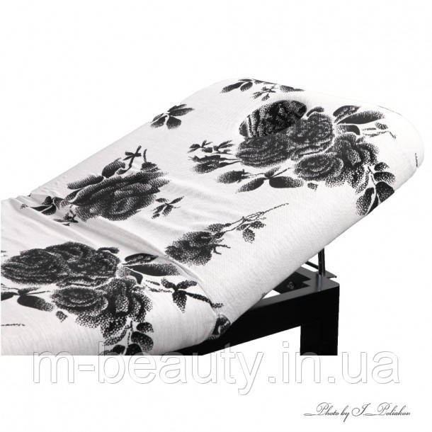 Деревянный массажный стол двух секционный 887 Style массажная кушетка с валиком для ног СПА обивка ткань - фото 5 - id-p805022696