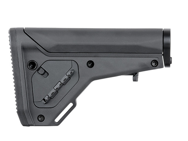 Składana kolba bojowa do AEG AR15/M4/SR25 - Black [ХУБІЛАЙ] (для страйкболу)