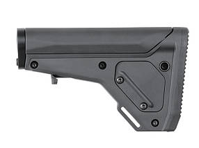 Składana kolba bojowa do AEG AR15/M4/SR25 - Black [ХУБІЛАЙ] (для страйкболу), фото 2