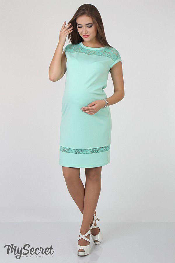 Ошатне плаття - футляр для вагітних Vesta Розмір S My Secret М'ятний