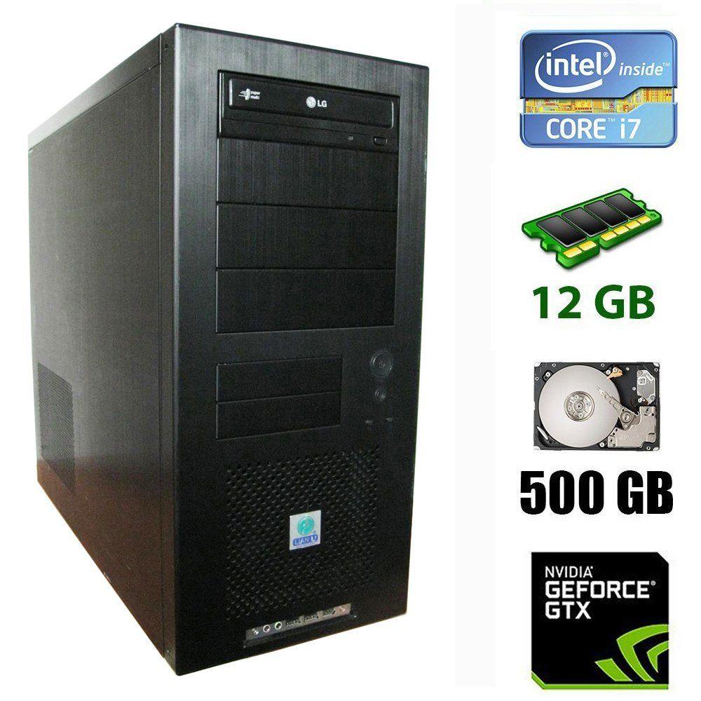 Lian Li Tower / Intel Core i7-860 (4 (8) ядра по 2.8 - 3.46 GHz) / 12 GB DDR3 / 500 GB HDD / nVidia GeForce