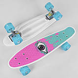 Скейт (піні борд) Penny board (колеса світяться) ГЛАЗ арт. 29707, фото 7