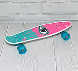 Скейт (піні борд) Penny board (колеса світяться) ГЛАЗ арт. 29707, фото 6