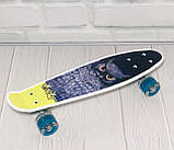 Скейт (пінні борд) Penny board (колеса світяться) СОВА арт. 29855, фото 7