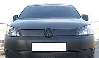 Зимняя накладка на решетку радиатора (матовая) Volkswagen Caddy 2010- (фольксваген кадди)