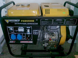 Дизельний генератор FORTE FGD 6500 E на 4,8 кВт. 220 V