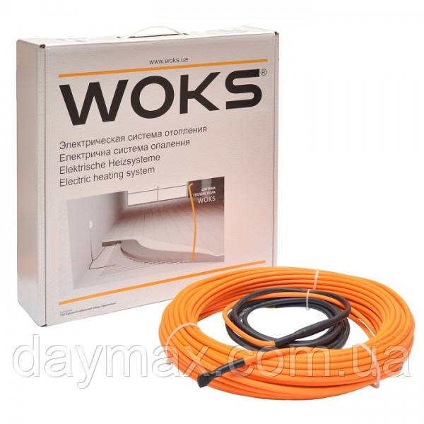 Електрична тепла підлога, нагрівальний кабель Woks-18 1290W (72м)