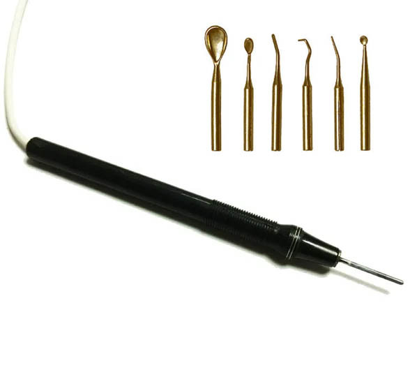 Ручка для електрошпателя Khors, 2,5мм + 6шт. насадок