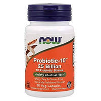 Probiotic-10 25 Billion Now Foods (30 капсул)