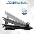Підставка для охолодження ноутбука Promate AirBase-1 Black (Уцінка) (ch_airbase-1.black), фото 5