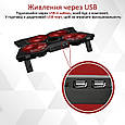 Охлаждающая подставка для ноутбука Promate AirBase-3 Black (airbase-3.black), фото 8