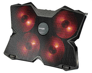 Охолоджуюча підставка для ноутбука Promate AirBase-3 Black (ch_airbase-3.black)