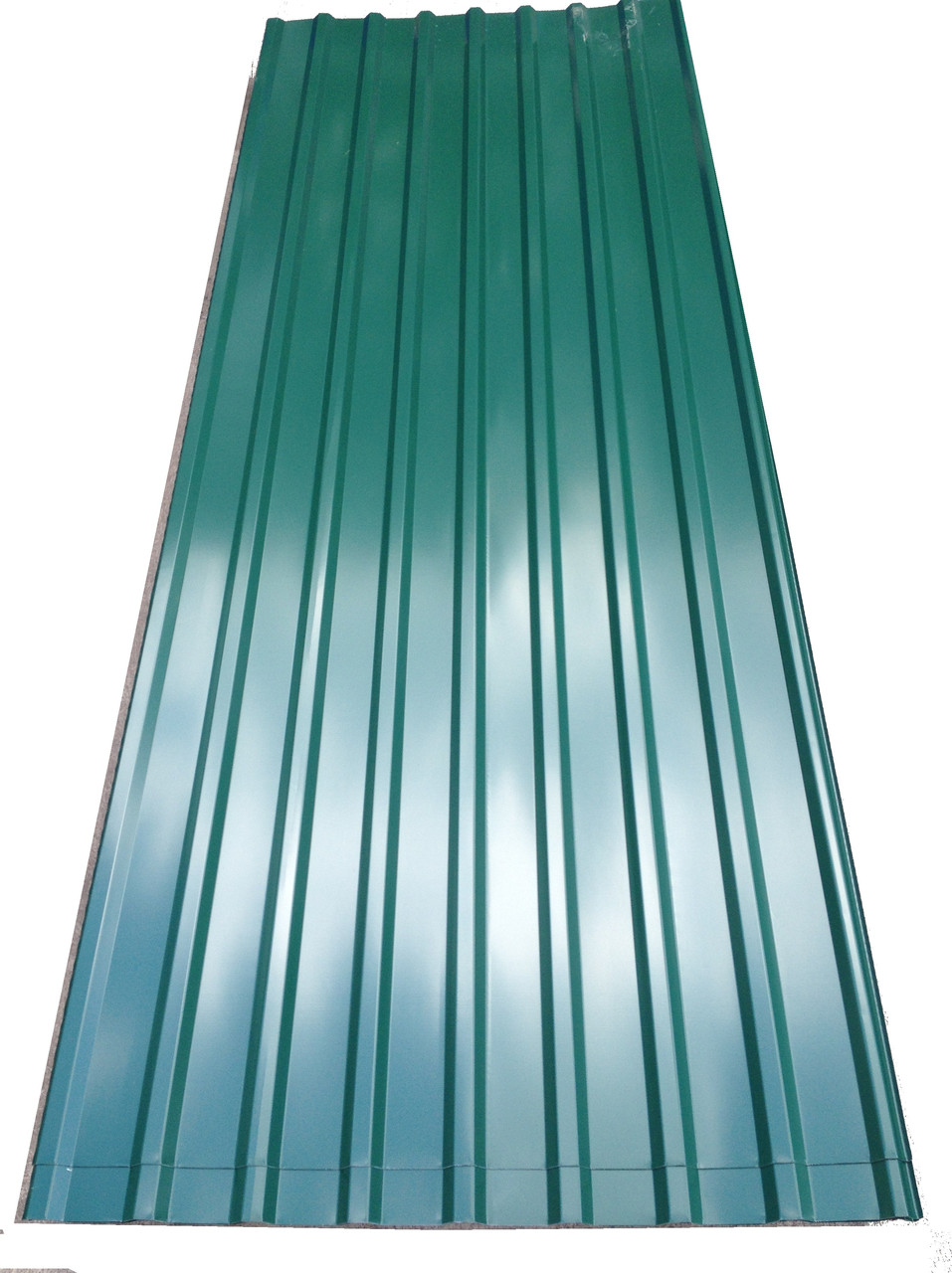 Профнактил покрівельний ПК-20 зелений товщина 0,4 розмір 3 Х1,15 м