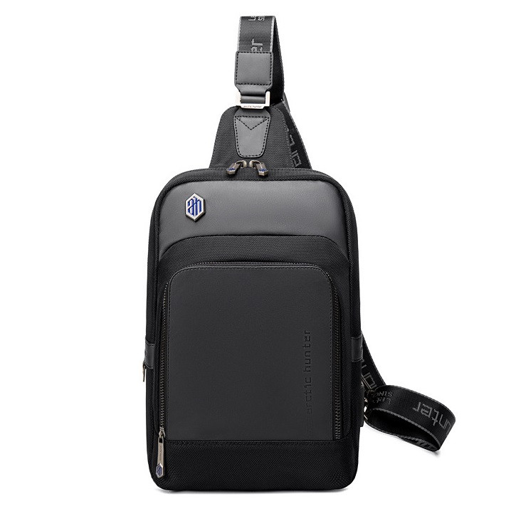 Рюкзак з одного лямкою Arctic Hunter XB00116, з USB портом, з водовідштовхувальної тканини, 6л