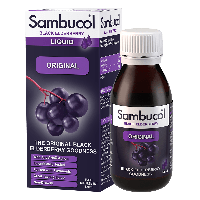 Sambucol Original 120 мл. (Самбукол сироп для иммунитета из Черной бузины для взрослых и детей от 3 лет)