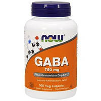 NOW Foods GABA 750mg 100 caps