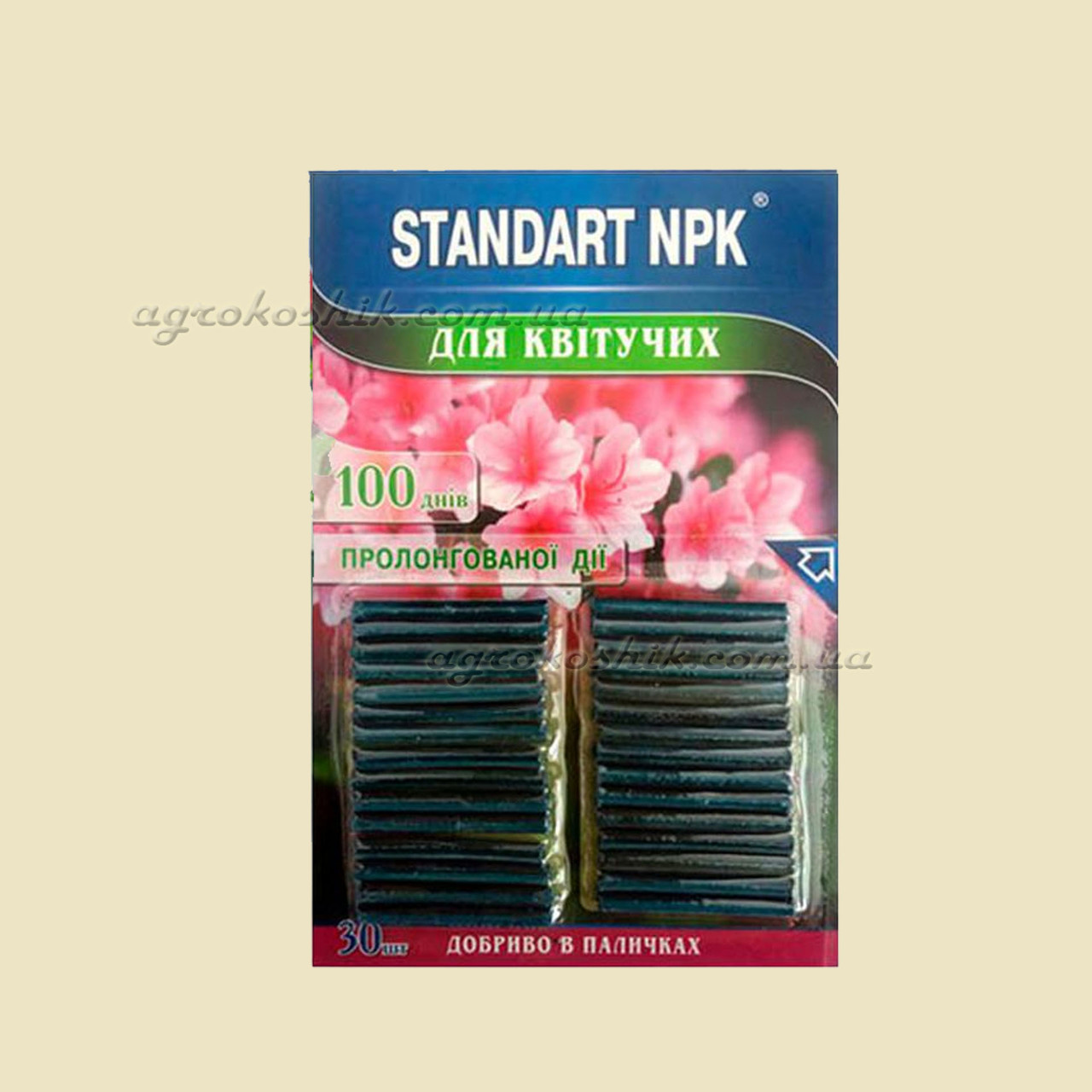 Добриво Standart NPK для квітучих в паличках