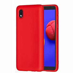Чохол силіконовий для Samsung Galaxy A01 Core (A013) червоний