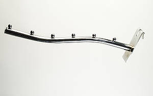 Флейта (кронштейн) з кріпленням на економ-панель 6 кульок Хром, фото 2