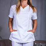 Жіночі медичні костюми "Avicenna" білий, фото 4