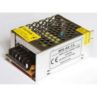 Блок живлення 48W MN-48-12 12V 4А (48ВТ 12В 4А) для світлодіодних стрічок, модулів, лінійок